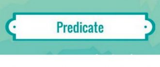 Predicate in English