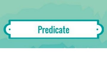 Predicate in English